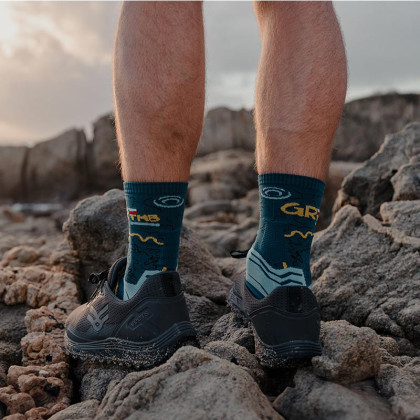 TREK GR TMB COLLECTOR HIGH SOCKS Blue/Yellow