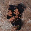 Chaussettes TREK GR MID "LYOCELL" Noir/Marron