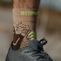 TREK GR MID SOCKS Beige/Green