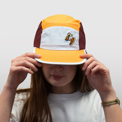 Casquette 5 panel DBDB Orange/Bordeaux