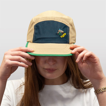 Casquette 5 panel DBDB Vert/Bleu