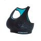 Reggiseno doppio KEEPFIT nero/blu