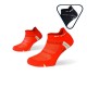 Pack x2 -Ultra low-cut running socks Light One red-black