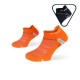 Pack x2 -Ultra low-cut running socks Light One orange-black