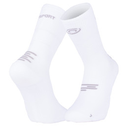 Chaussettes RUN MARATHON High Blanc/Gris