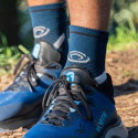 Chaussettes TRAIL ULTRA MID Bleu/Gris