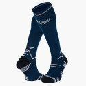 Chaussettes Trail compression bleu/noir