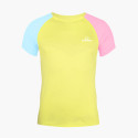 T-Shirt AERIAL a maniche corte giallo/blu/rosa