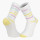 Chaussettes LIGHT RUN "RIO" Blanc/Jaune/Rose