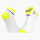 Socquettes Light Run Blanc/Jaune