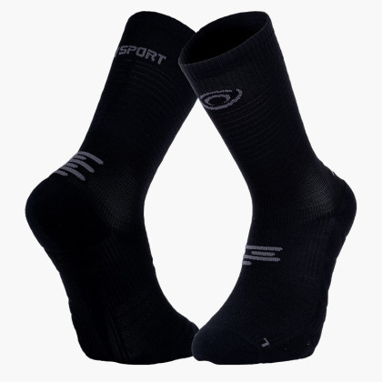 Chaussettes RUN MARATHON High Noir/Gris