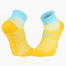 Calze RUN MARATHON Low Giallo/Blu