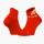 Ankle socks running Light 3D red