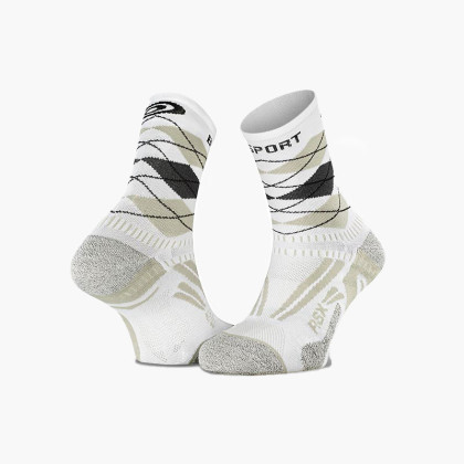 Chaussettes RSX EVO "Burlington" blanc/gris - Collector Edition