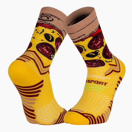 Calze TRAIL ULTRA NUTRISOCKS Pizza Pepperoni - Collettore