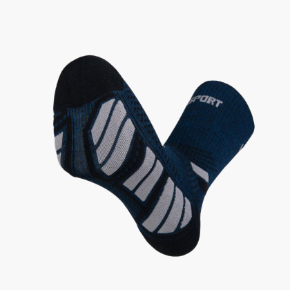 Chaussettes TRAIL ULTRA HIGH Bleu/Gris