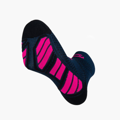 Calze TRAIL ULTRA LOW Blu/Rosa