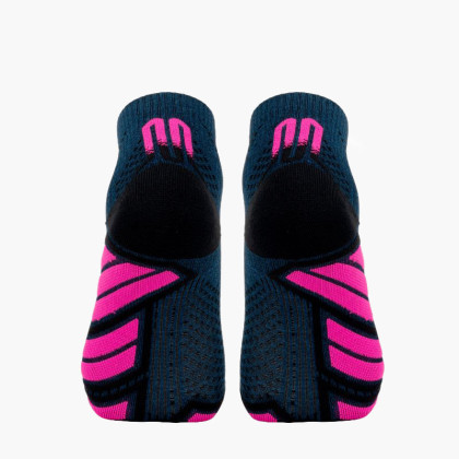 Calze TRAIL ULTRA LOW Blu/Rosa