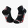 Socquettes TRAIL ELITE noir-corail