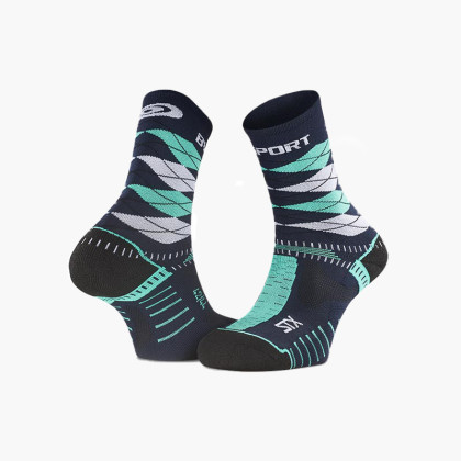 Chaussettes STX EVO "Burlington" bleu/vert - Collector Edition