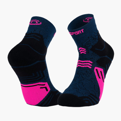 TREK GR MID SOCKS Blue/Pink