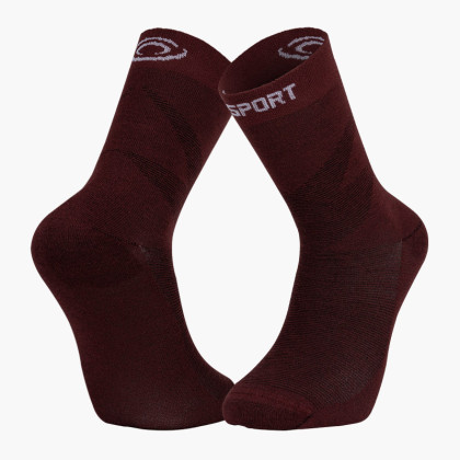 DOUBLE TREK GR "LYOCELL" HIGH SOCKS Burgundy