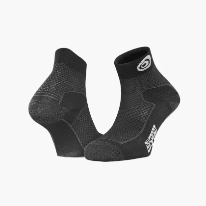 Double polyamide EVO black/grey - Hiking ankle socks