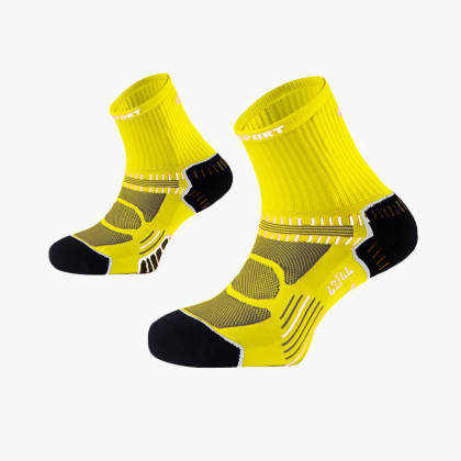 Socquettes multisports Teamsocks jaune