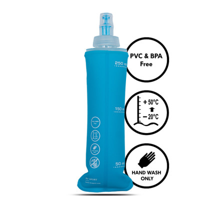 Flasque souple 250ml bleu