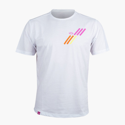 LIGHT Technical T-Shirt White/Pink