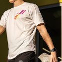 T-shirt technique LIGHT Blanc/Rose