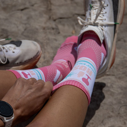 TRAIL ULTRA NUTRISOCKS ROSÉ - Collector