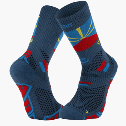 Calze TRAIL ULTRA HIGH "Reunion" blu marino