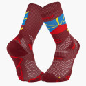 TRAIL ULTRA HIGH socks "Reunion" red