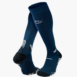 Chaussettes Trail Ultra compression bleu/gris
