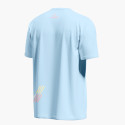 T-shirt technique LIGHT Bleu ciel/jaune