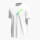 T-shirt technique LIGHT Blanc/Vert