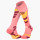 Slide Elite Pink/Orange Ski Socks