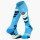 Chaussettes ski Slide Elite Bleu/Jaune
