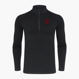 Haut technique Artic merinos Anthracite/ Rouge