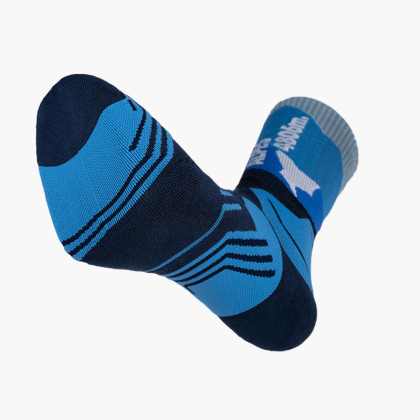 Chaussettes TREK SUMMIT Lyocell Alpes Bleu