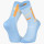 Chaussettes LIGHT RUN "BALI" Ciel/Orange
