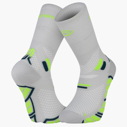Chaussettes TRAIL ULTRA HIGH Gris/Vert