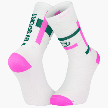 Calze alte LIGHT RUN "BALI" Rosa/Verde
