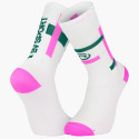 LIGHT RUN High Socks "BALI" Pink/Green