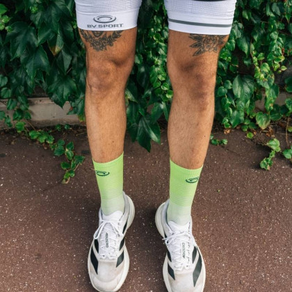 RUN MARATHON HIGH Socks Grey/Lime