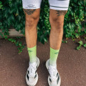 RUN MARATHON HIGH Socks Grey/Lime