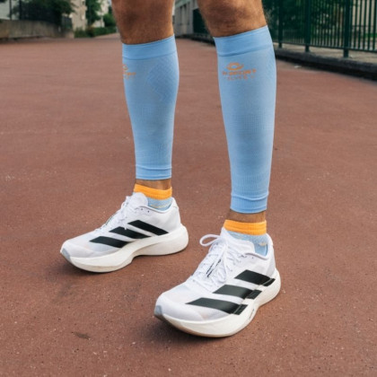 Socquettes Light Run Ciel/Orange