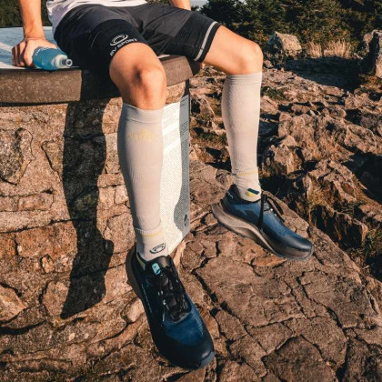 TRAIL ULTRA MID socks Grey/Green