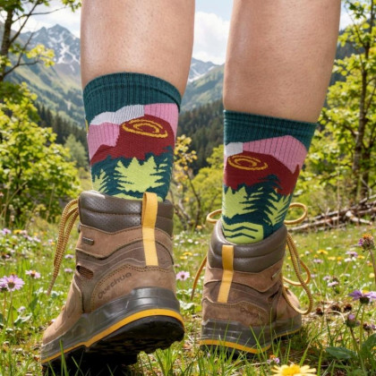 Chaussettes TREK SUMMIT Lyocell Pyrénées Vert